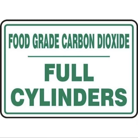 Accuform Aluminum, 10 in x 14 in, 3/16" mounting holes MCPG559VA